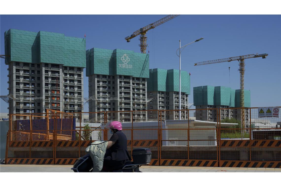 Trump im Anmarsch: Druck auf Chinas Wirtschaft Die Immobilienpreise sanken in China zuletzt stark, weil die Finanzprobleme großer Entwickler eine Vertrauenskrise auslösten. (Archivbild)