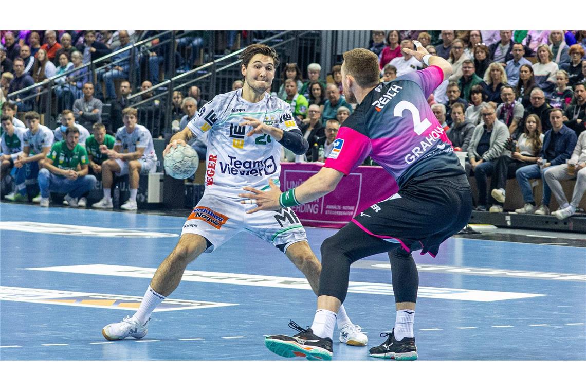 Die individuelle Klasse von Frisch-Auf-Spielmacher Ludvig Hallbäck entschied am Ende die Partie in Wetzlar.