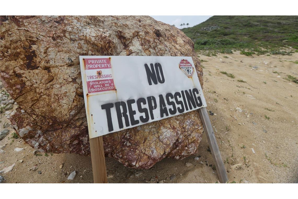 Die Insel gehörte dem Multimillionär Epstein.