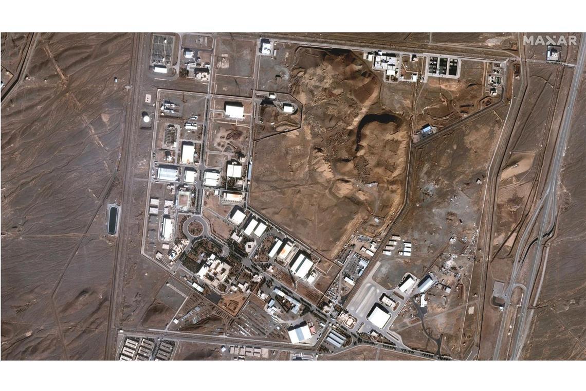 Die iranische Atomanlage in Natanz vor den ersten Bombardierungen im Jahr 2025.