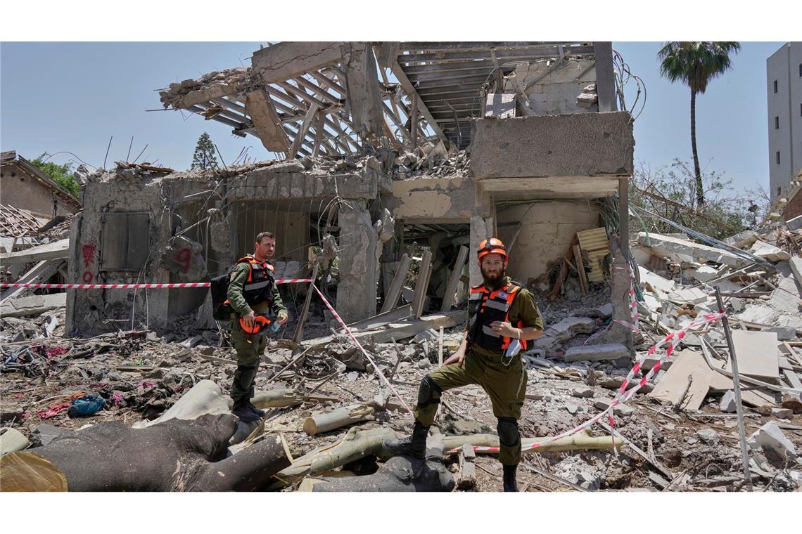 "Ich bin dankbar": US-Angriff lässt viele Israelis aufatmen Die iranischen Gegenangriffe richteten schwere Schäden an.