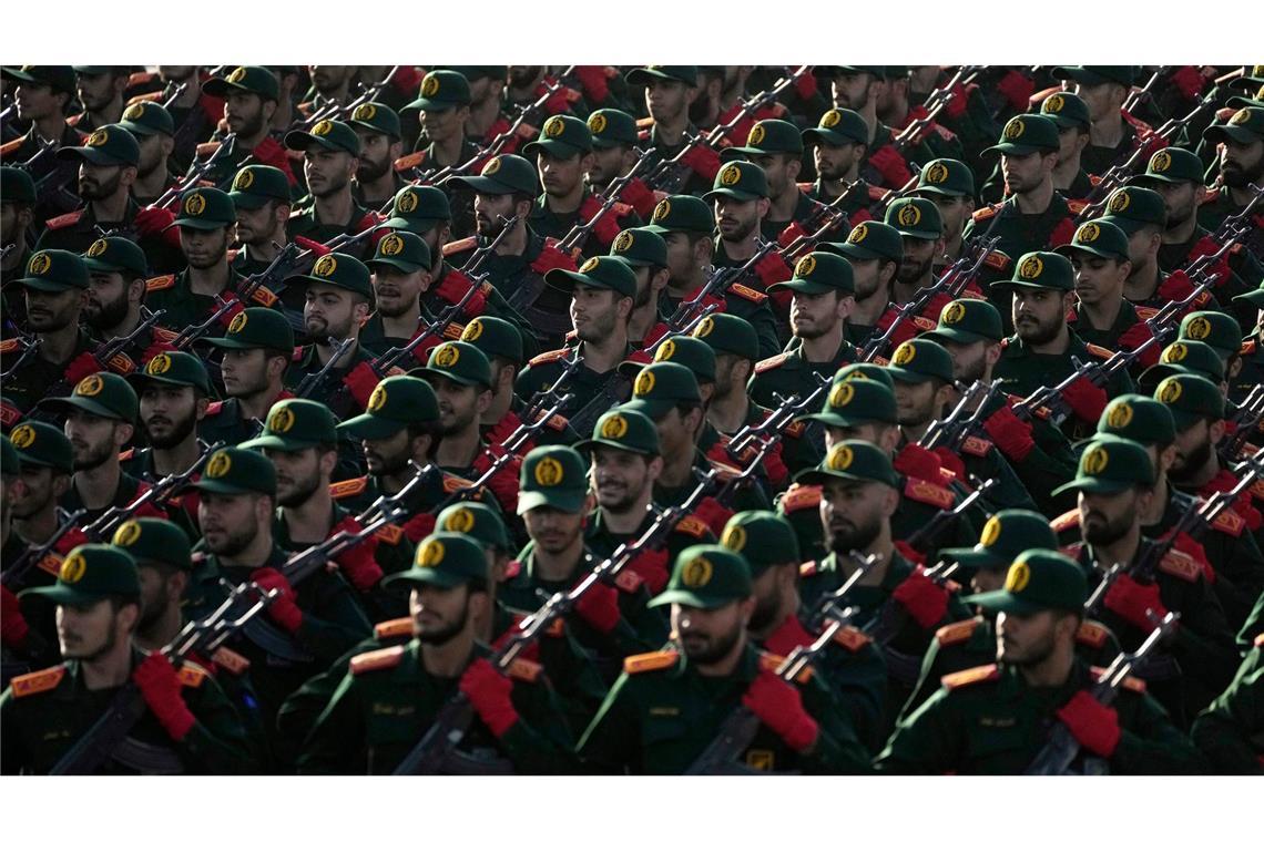 Die Iranischen Revolutionsgarden sind zur Eskalation bereit.