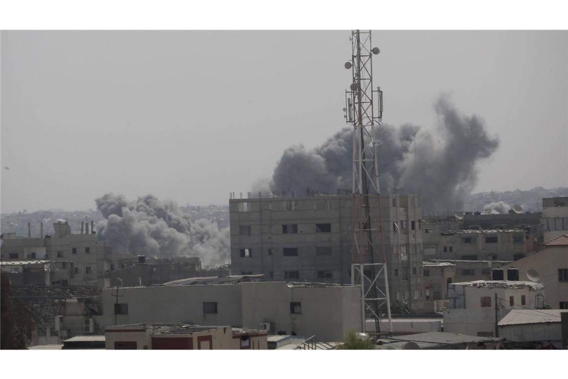 Die israelische Armee führt einen Militäreinsatz in der Stadt Gaza aus.