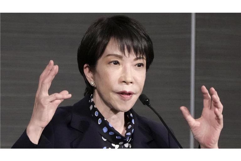 Die japanische Premierministerin Sanae Takaichi