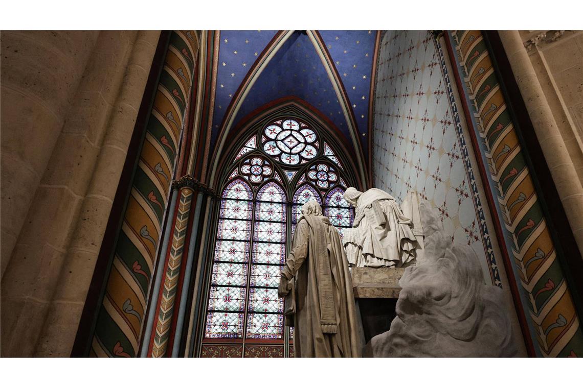 Notre-Dame: Wetter in Paris durchkreuzt Eröffnungsablauf Die Kathedrale ist fortan wieder für Besucher geöffnet.