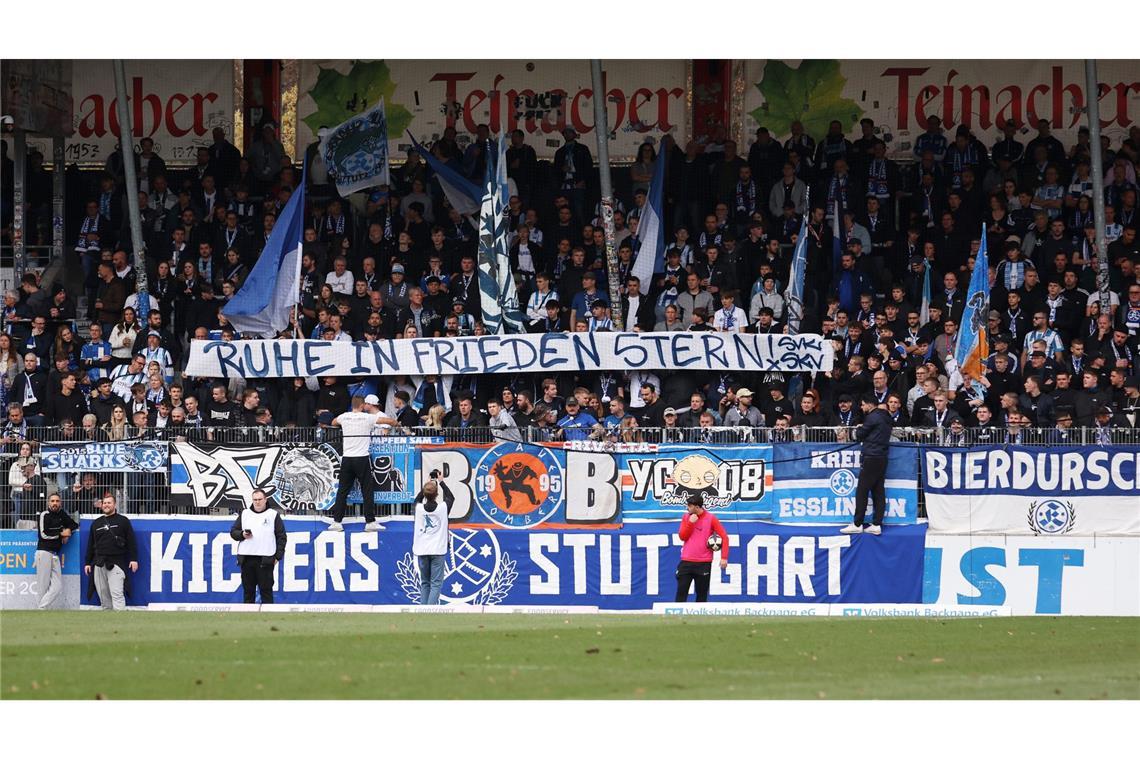 Die Kickers-Fans machten die Partie zum Heimspiel – es half nichts.