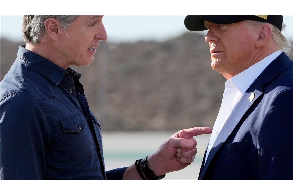 Kalifornien klagt gegen Trumps Zölle Die Klage soll laut den Berichten im Laufe des Mittwochs vor einem Bundesgericht in Kalifornien eingereicht werden. (Archivbild)