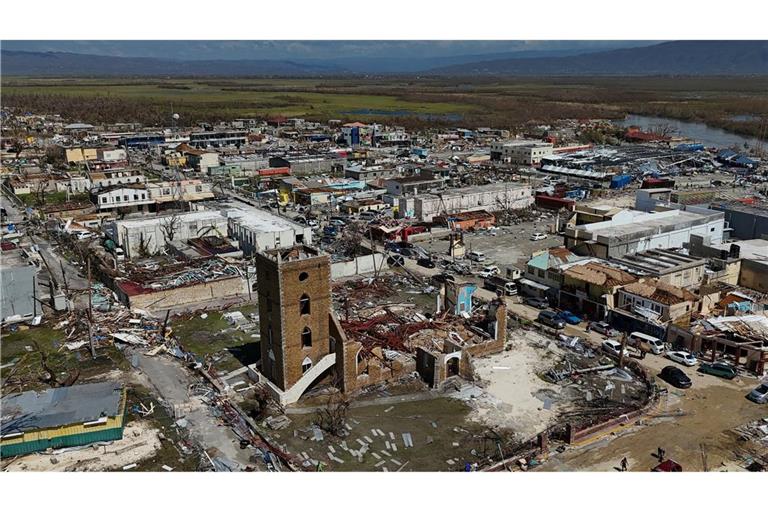 Die Kleinstadt Black River in Jamaika nach dem Durchzug von Hurrikan Melissa. (Archiv)