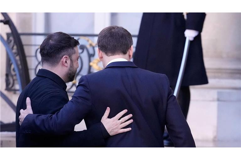 Die "Koalition der Willigen" trifft den ukrainischen Präsidenten in Paris.