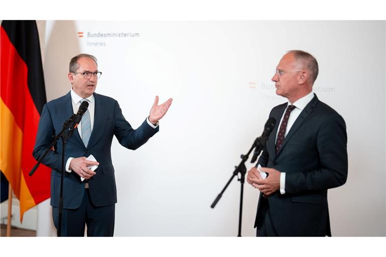 Die konservativen Innenminister demonstrieren Harmonie.