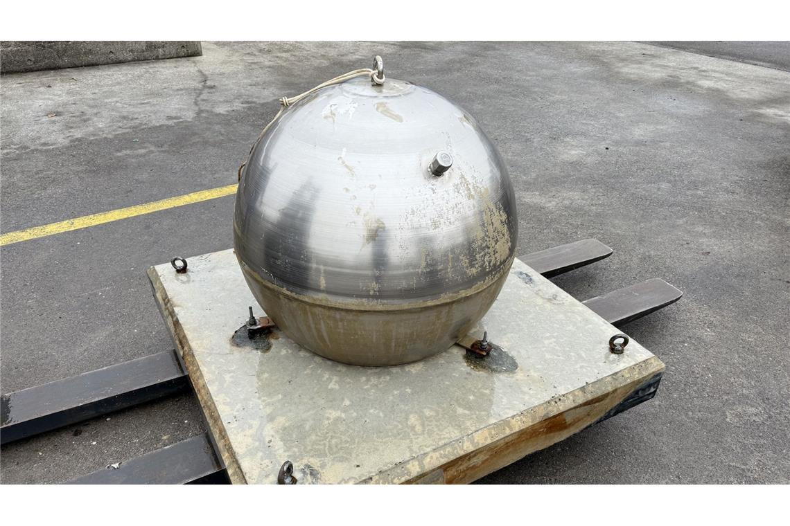 Die Kugel wurde gefunden.