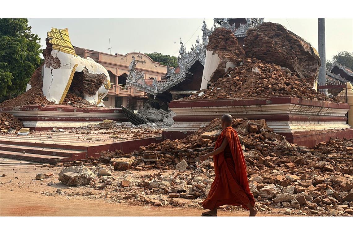 Sorge um Erdbeben-Vermisste in Bangkok und Myanmar Die Lage im Bürgerkriegsland Myanmar bleibt unübersichtlich.