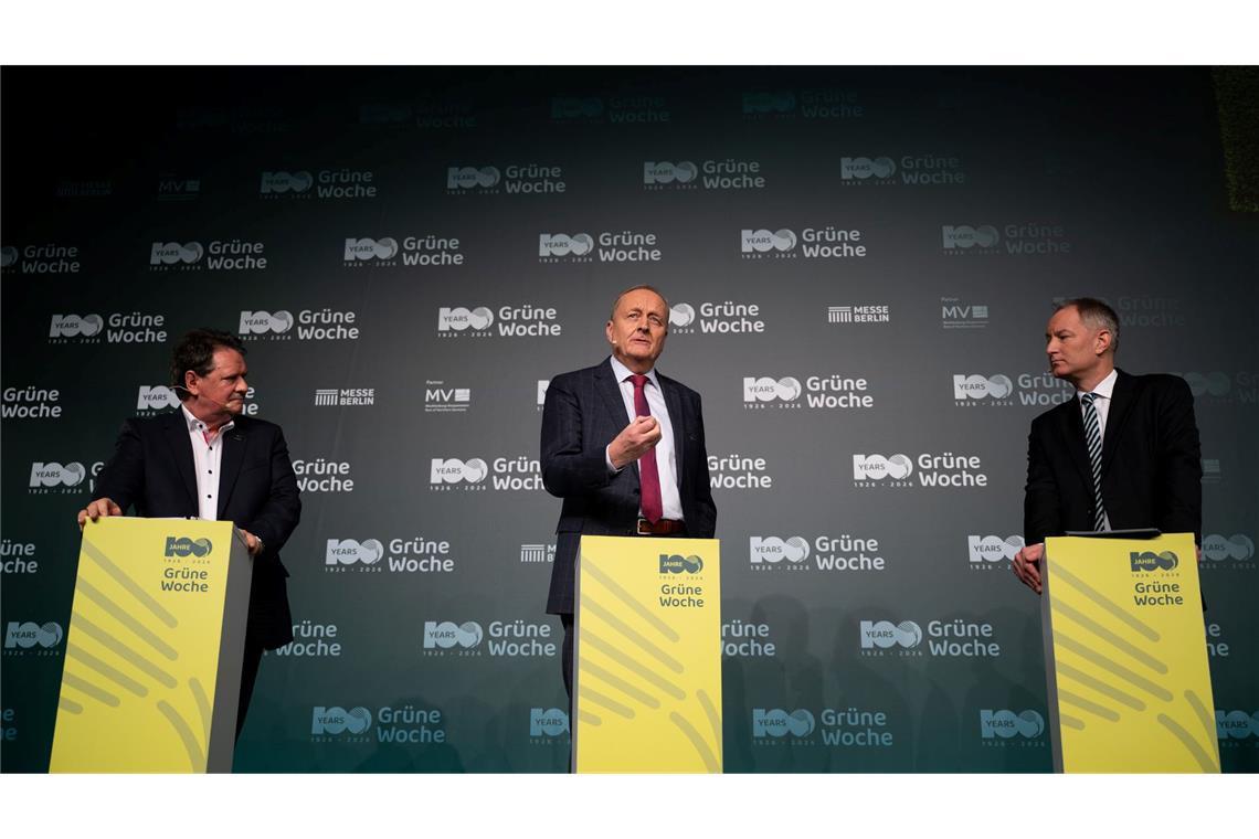 Die Landwirtschaft steht zu Beginn der Agrarmesse Grüne Woche unter Druck.