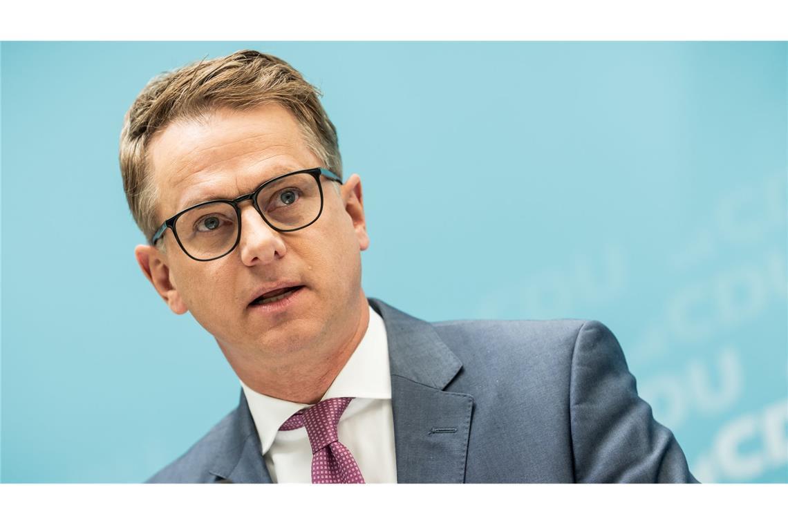 "Die Linke muss jetzt Klarheit schaffen", fordert CDU-Generalsekretär Carsten Linnemann. (Archivbild)