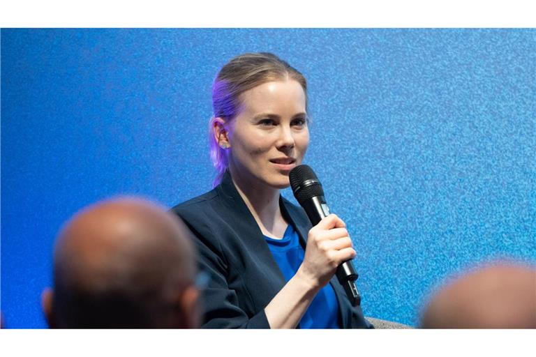 Die Moderatorin Julia Ruhs