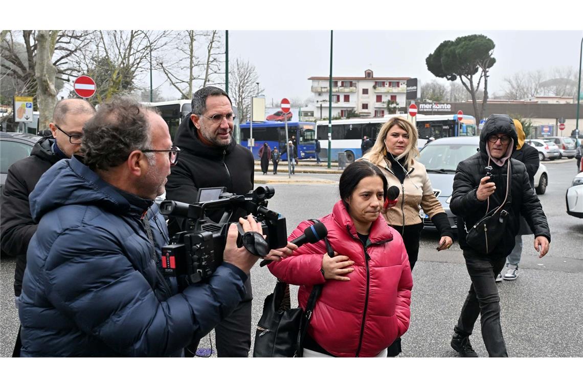Die Mutter des Jungen, Patrizia Mercolino, war oft im Krankenhaus zu Besuch.