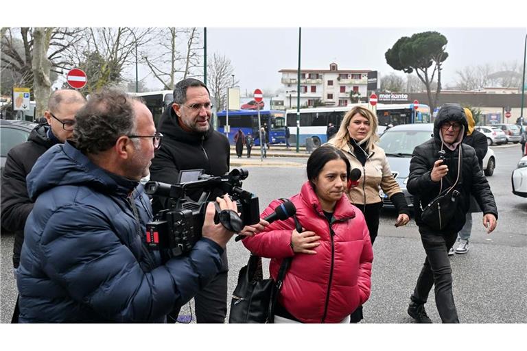 Die Mutter des Jungen, Patrizia Mercolino, war oft im Krankenhaus zu Besuch.