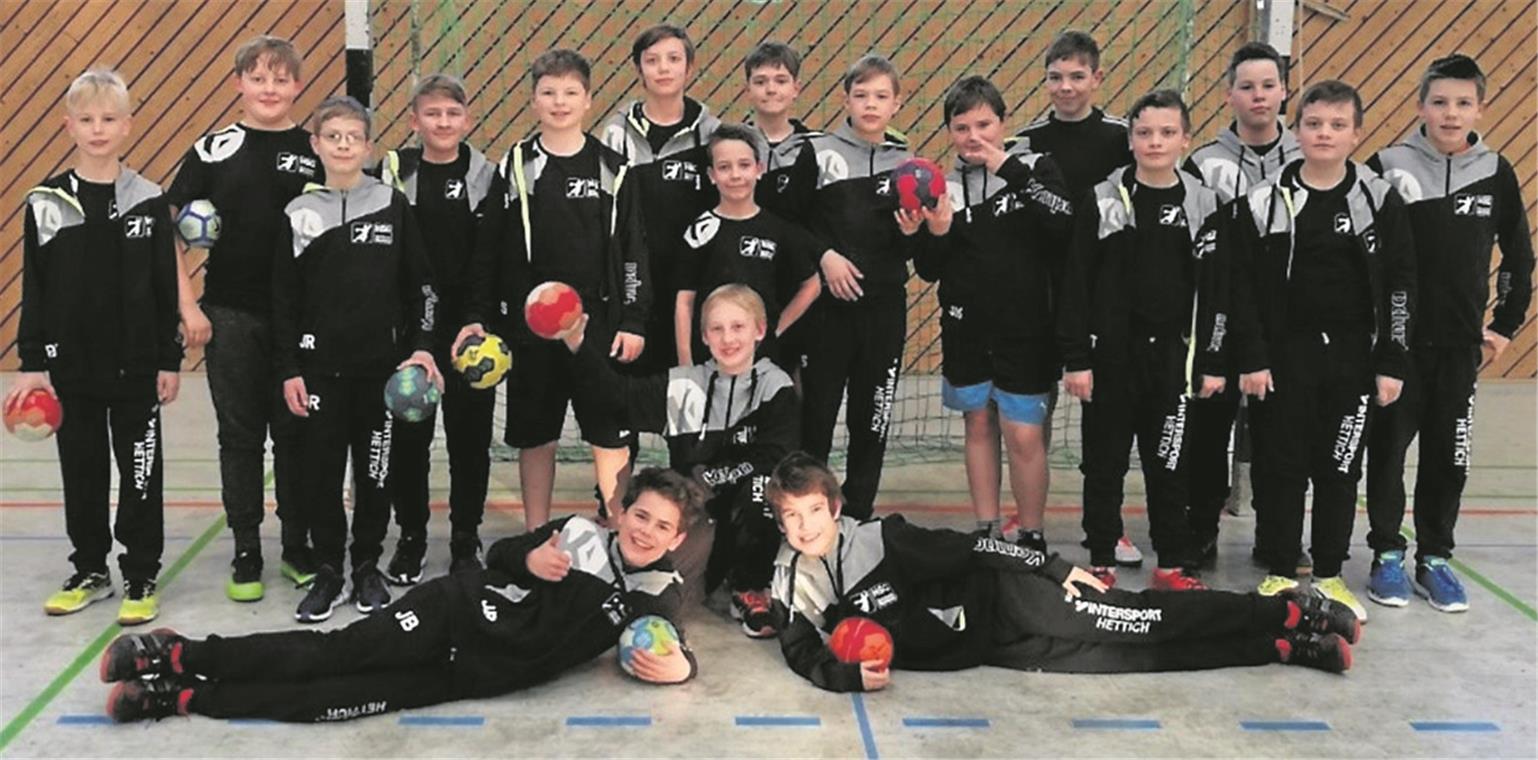 Handballtalente der HSG landen zwei Erfolge Die Nachwuchshandballer der HSG Sulzbach-Murrhardt freuen sich über die Siege. Foto: privat