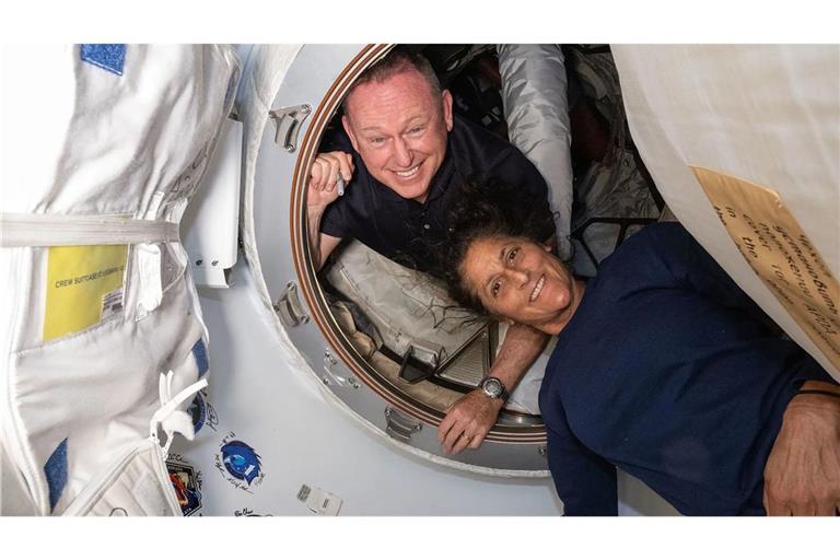 Die Nasa-Astronauten Butch Wilmore  und Suni Williams. (Archivbild)
