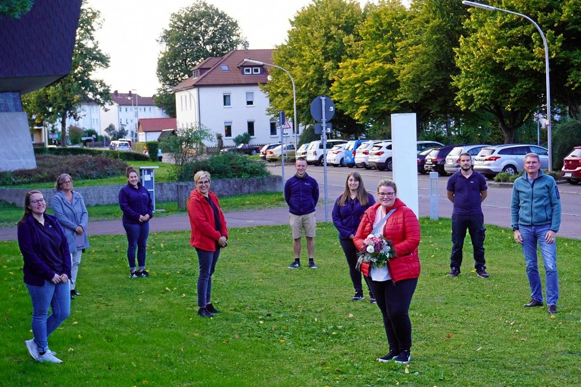 Die neu gewählten Zunfträte (von links): Julia Kugler, Heike Streubel, Nadine Barth, Regina Kessel, Thorsten Gabriel und Kim Steiert mit Laura Hermann – sie scheidet aus ihrem Amt aus – sowie Alexander Schwed und Matthias Weber.