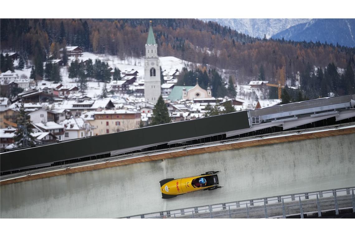 Die neue Bobbahn in Cortina war lange umstritten. (Archivbild)