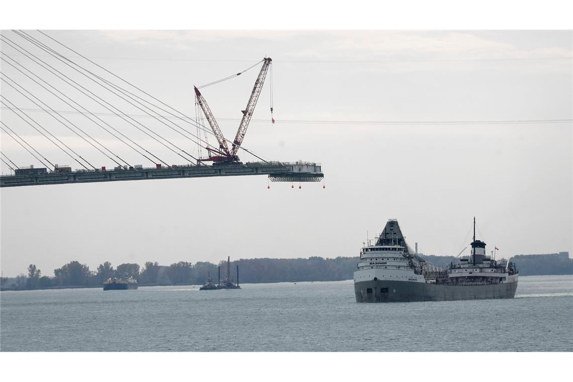 Die neue Grenzbrücke scheint US-Präsident Donald Trump ein Dorn im Auge zu sein. (Archivbild)