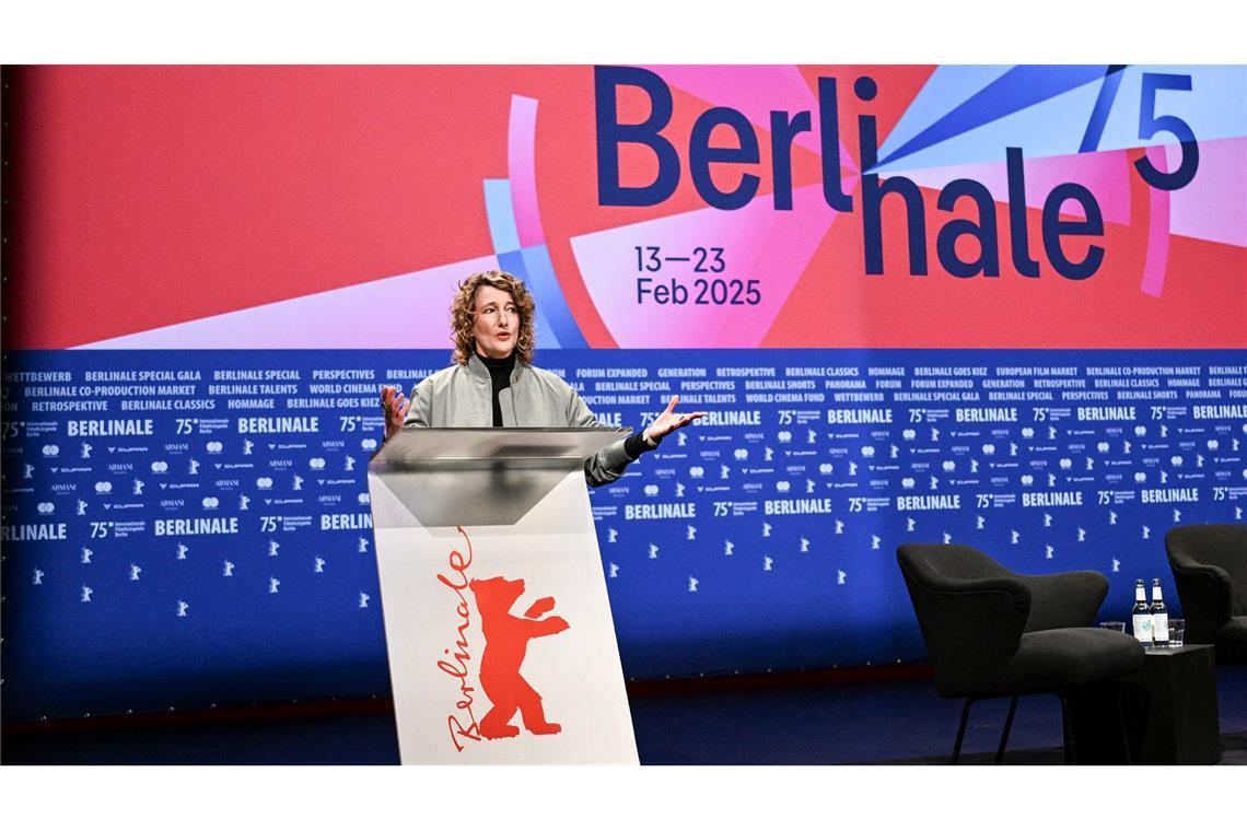 Berlinale-Programm steht: Diese Stars werden erwartet Die neue Intendantin Tricia Tuttle stellte das Programm der Berlinale vor.
