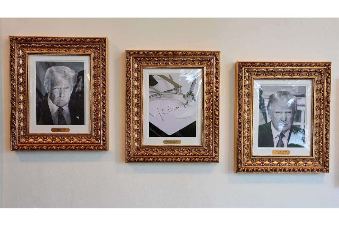 US-Präsidenten-Galerie im Weißen Haus: Maschine statt Biden Die neue Präsidenten-Galerie ist enthüllt worden.