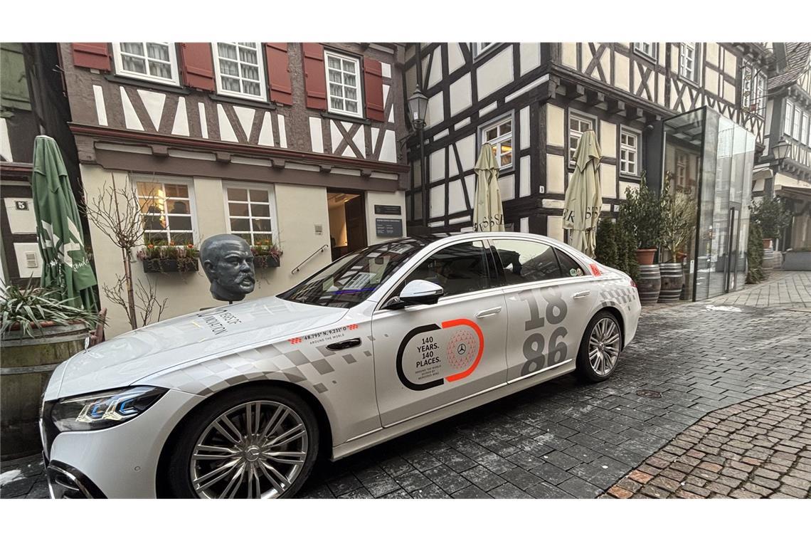 Die neue S-Klasse macht Station im Schorndorfer Daimler-Museum.