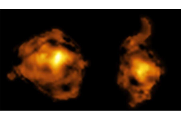Die neuen Beobachtungen deuten darauf hin, dass die vom Quasar abgegebene Strahlung die Gas- und Staubwolken in der normalen Galaxie zerstört und nur die kleinsten, dichtesten Regionen zurücklässt.
