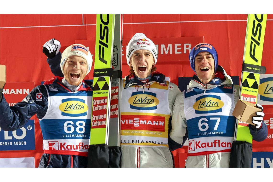 Die Österreicher hatten am Samstag mächtig Grund zur Freude.