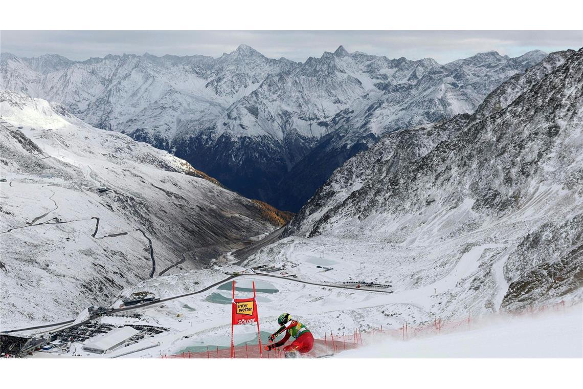 Die Österreicherin Julia Scheib feierte in Sölden ihren ersten Weltcup-Sieg.