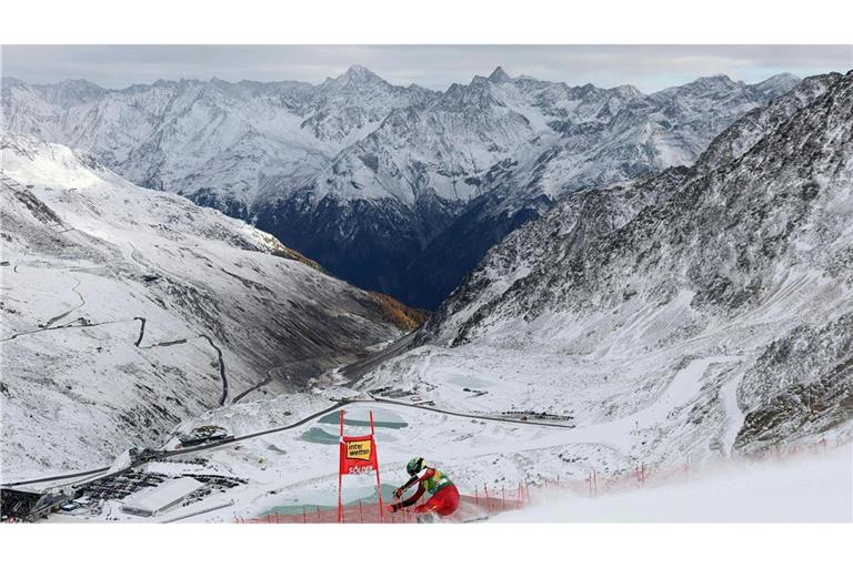 Die Österreicherin Julia Scheib feierte in Sölden ihren ersten Weltcup-Sieg.