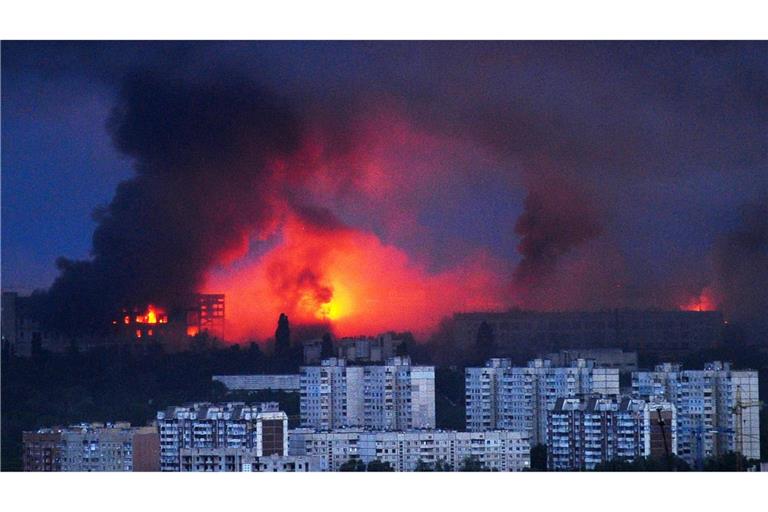 Die ostukrainische Großstadt Charkiw ist immer wieder Ziel russischer Luftangriffe.