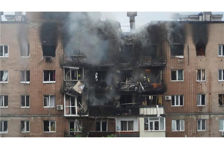 Die ostukrainische Stadt Charkiw erlebte nach Behördenangaben den bisher schwersten russischen Angriff.