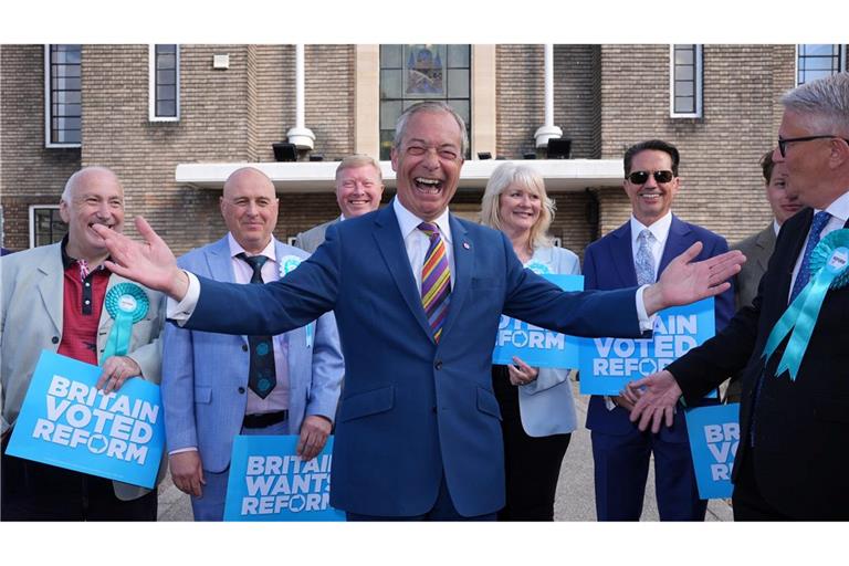 Die Partei von Brexit-Vorkämpfer Nigel Farage konnte deutliche Gewinne einfahren.