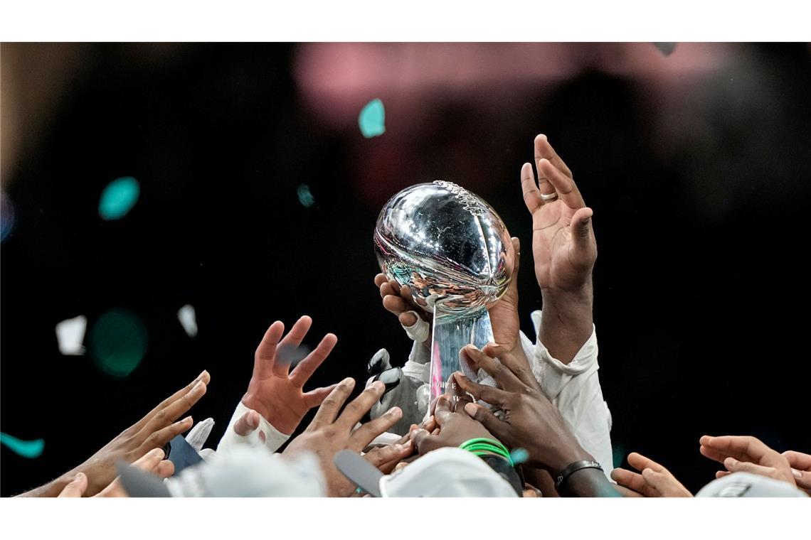 Bilder des Tages Die Philadelphia Eagles feiern.