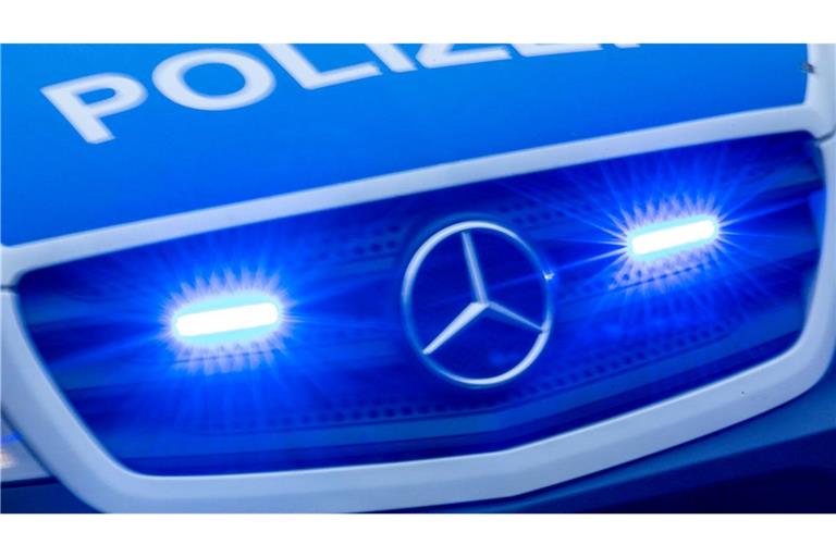 Die Polizei brachte zwei Leitern mit. (Symbolbild)