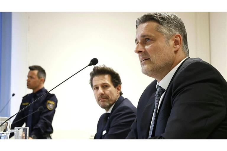 Die Polizei gab am Donnerstag bei einer Pressekonferenz neue Details zum Täter bekannt.