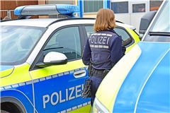 Die Polizei hat den Bereich voll gesperrt. Symbolfoto: Tobias Sellmaier