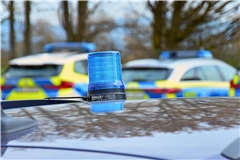 Die Polizei ist vor Ort. Symbolfoto: Tobias Sellmaier