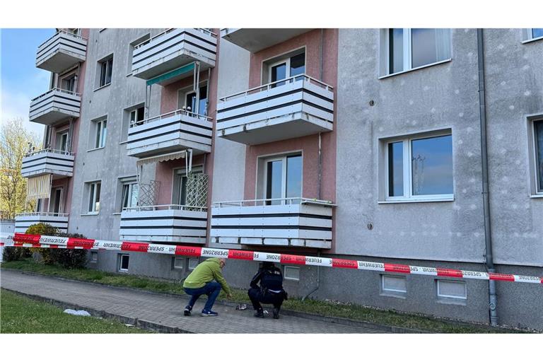 Die Polizei Magdeburg ermittelt, nachdem eine Frau und ein Kind beim Sturz von einem Balkon schwer verletzt worden sind.
