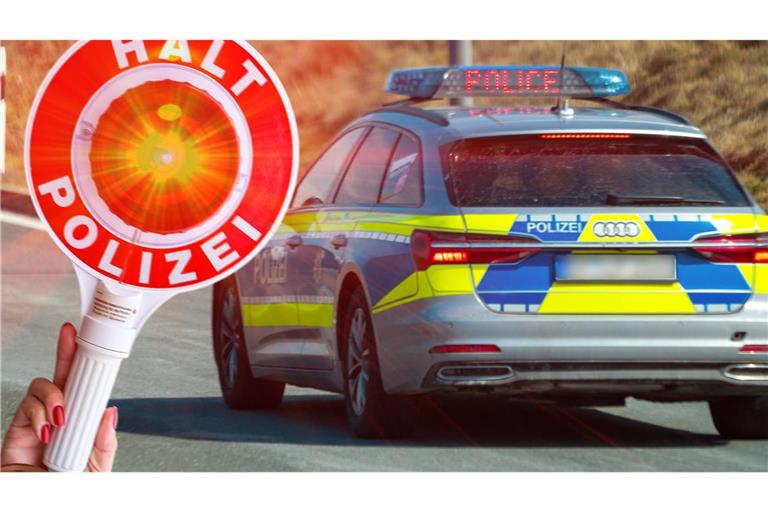 Die Polizei verfolgte den Mann über die Autobahn (Symbolbild).