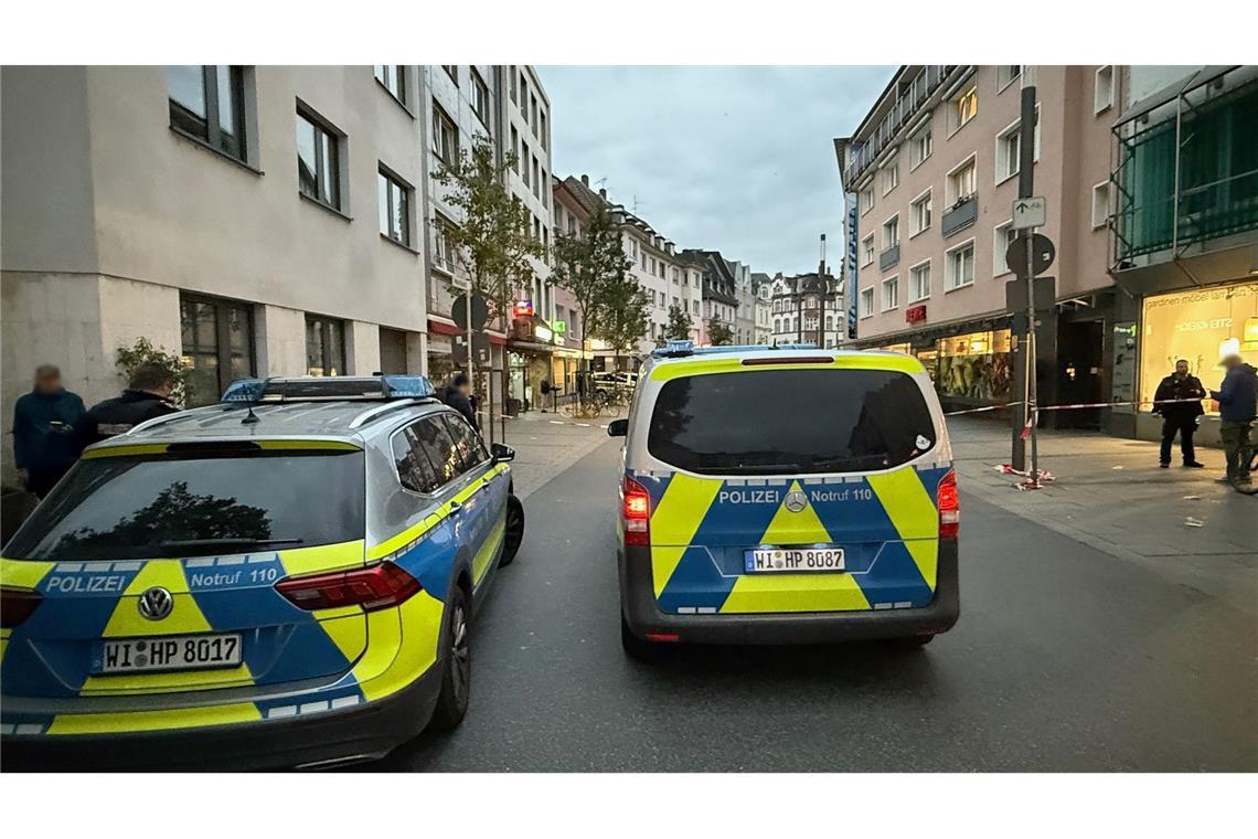 Die Polizei war mit einem Großaufgebot vor Ort.