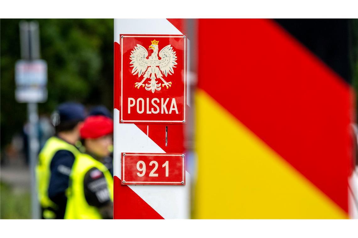 Polen verlängert Grenzkontrollen bis zum Frühjahr Die polnischen Kontrollen an der Grenze zu Deutschland werden bis zum 4. April verlängert. (Archivbild)