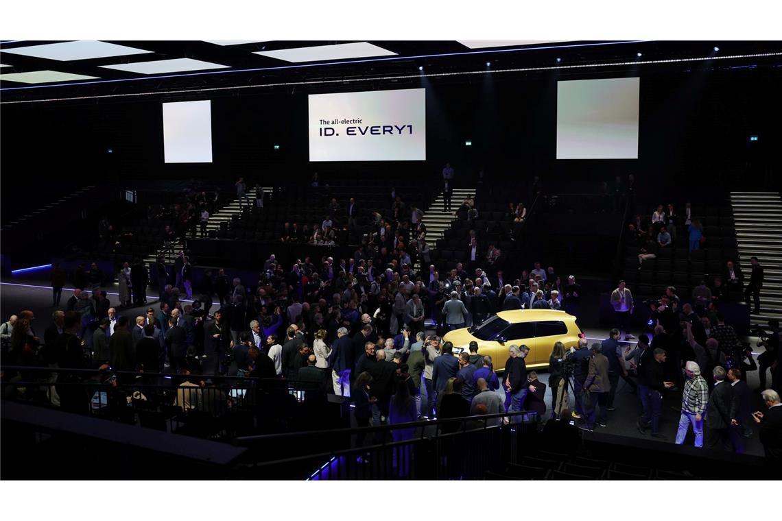 VW zeigt elektrischen Up-Nachfolger Die Präsentation des geplanten Elektro-Einstiegsmodells von VW ist eine Weltpremiere.