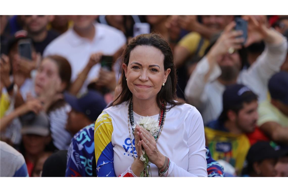 Die Preisträgerin María Corina Machado kommt nicht zur Verleihung des Friedensnobelpreises.