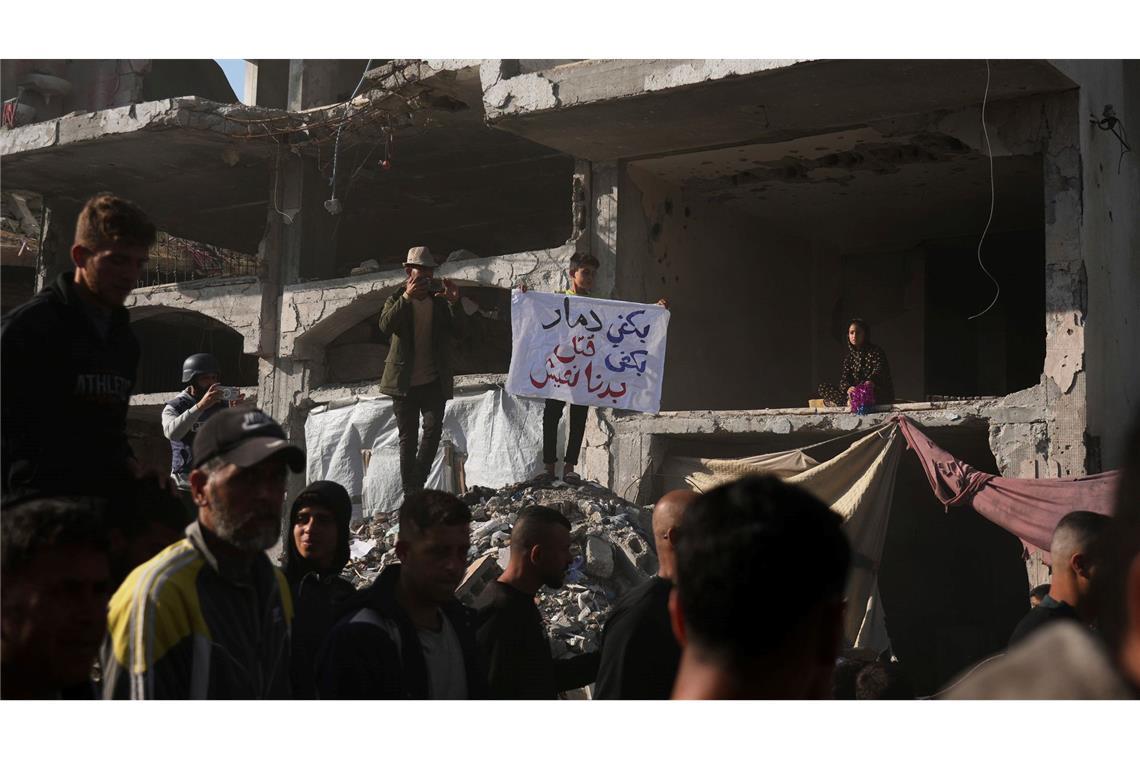 Proteste in Gaza und Israel - Neuer Anlauf für Waffenruhe Die Proteste in Gaza gegen den Krieg und die Hamas gehen weiter. (Archivbild)