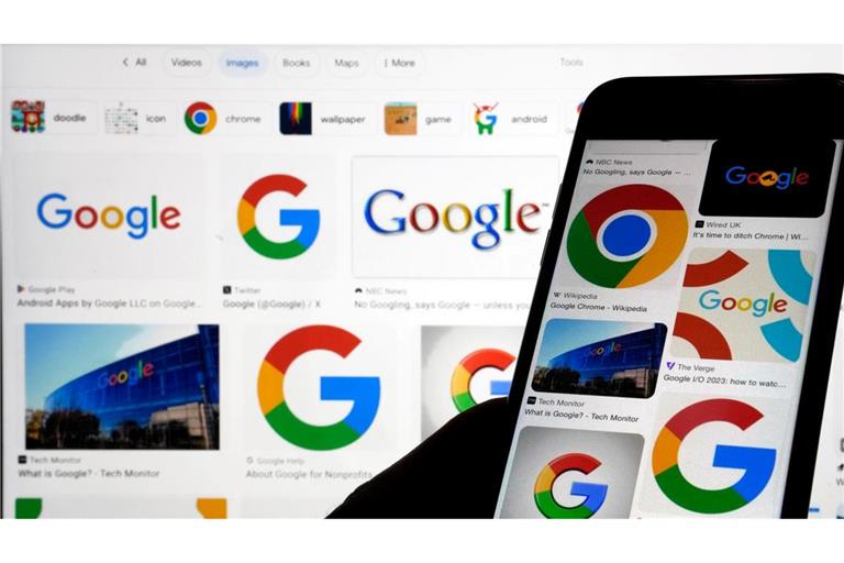 Die Quartalsergebnisse von Google ließen bisher keine Einbußen durch die neue KI-Konkurrenz erkennen. (Archivbild)