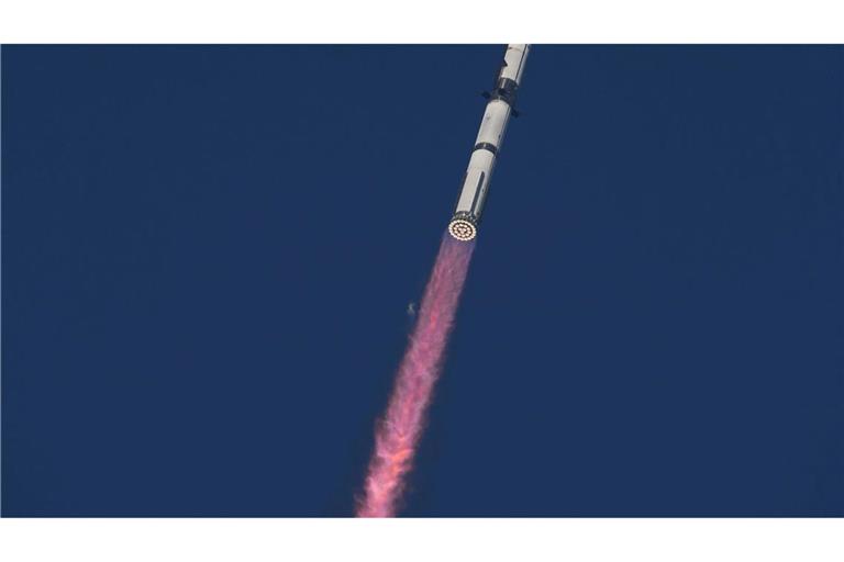 Die Rakete "Starship" soll zum Mars fliegen.